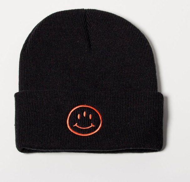 Embroidered Knit Beanie