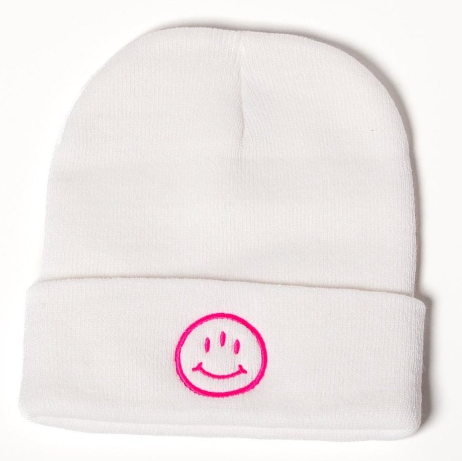 Embroidered Knit Beanie