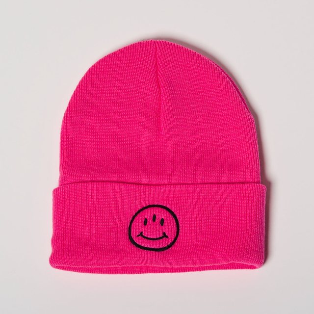 Embroidered Knit Beanie view 3