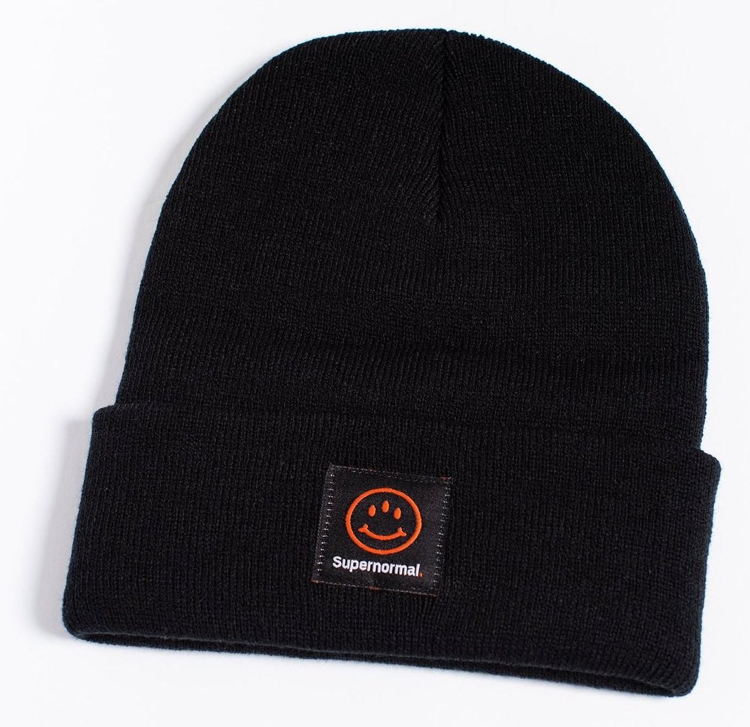 Patch Knit Beanie