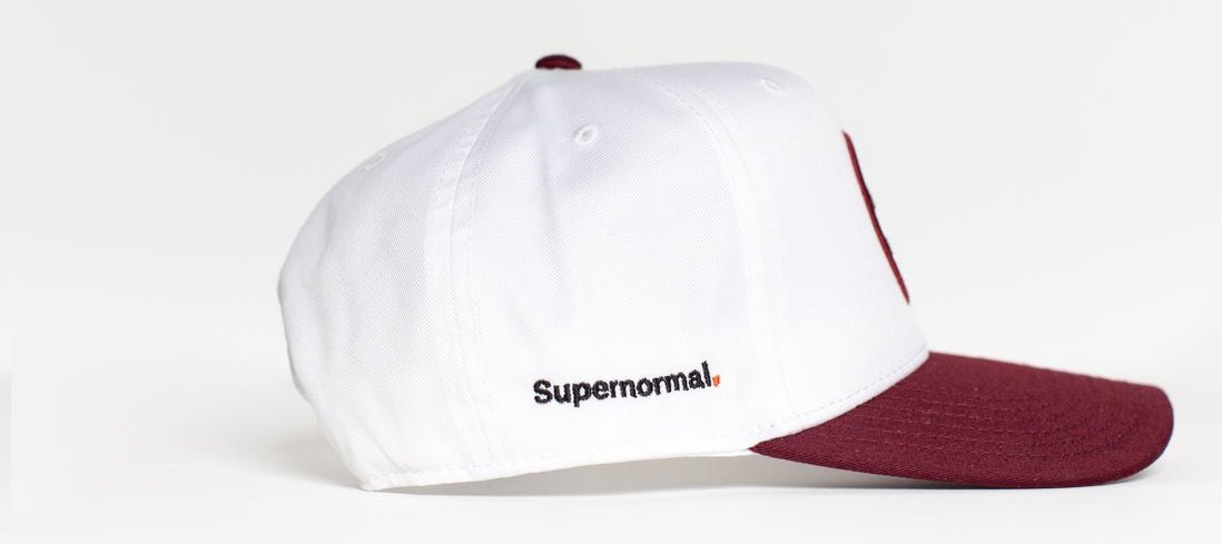 Two-Toned Snapback — Maroon