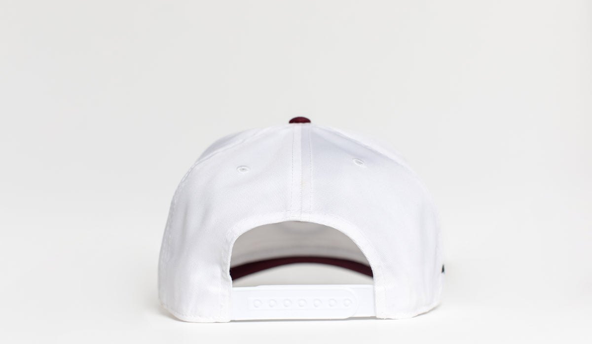 Two-Toned Snapback — Maroon