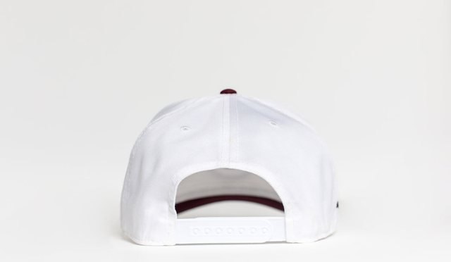 Two-Toned Snapback — Maroon view 3
